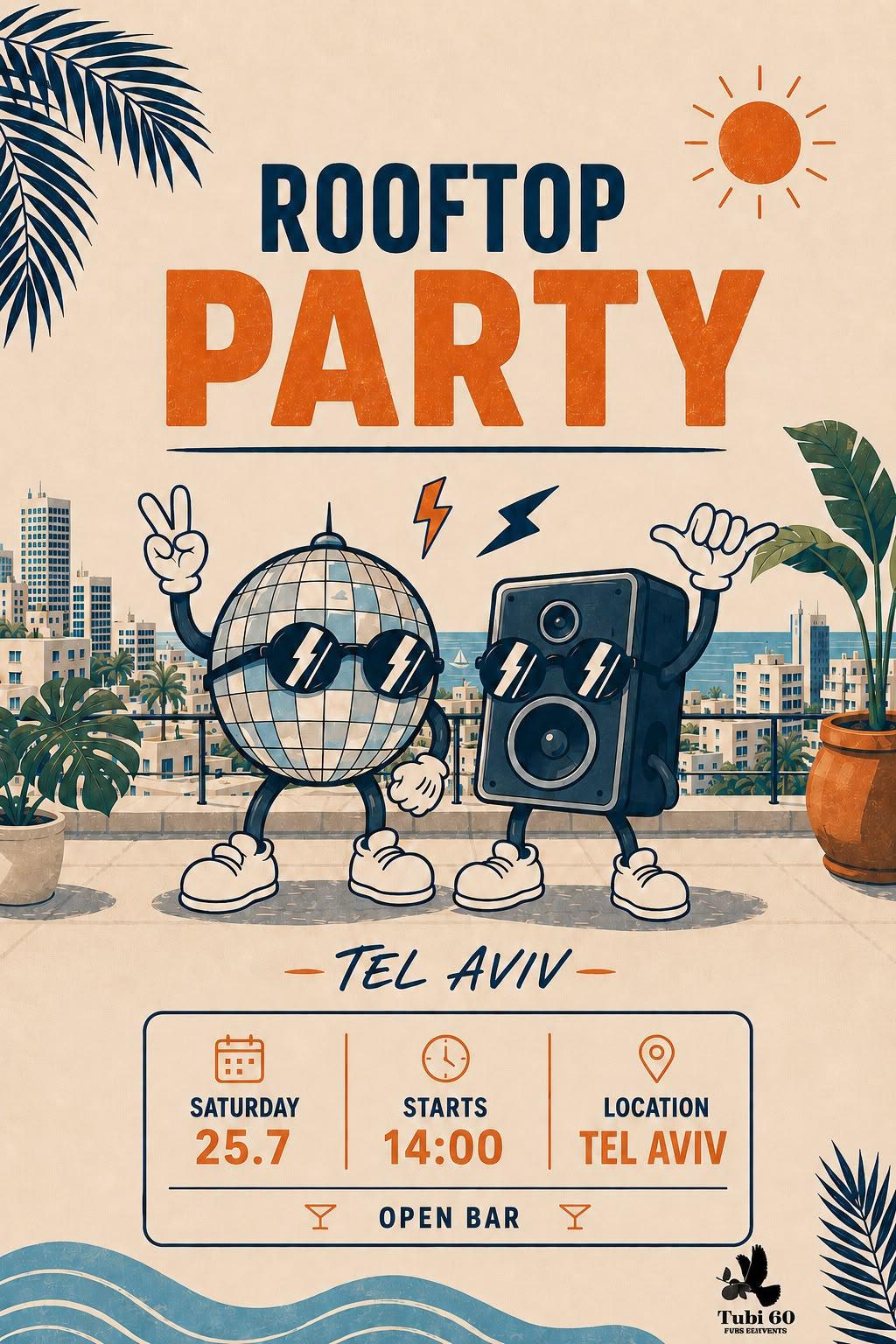 רקע מטושטש מפוסטר האירוע